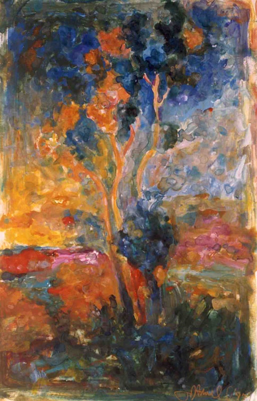 Landscape with Trees